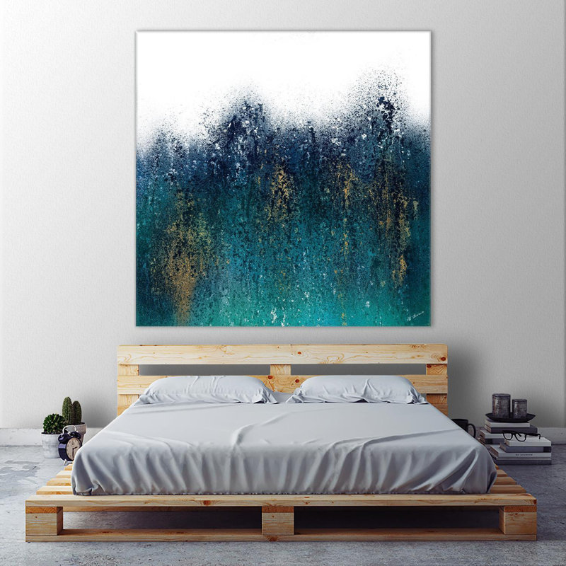 «Soaring Evening Square», reproduction d'art sur toile géante 54 po x 54 po