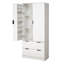 Armoire de cuisine cannelée 72 po avec tiroirs et support à épices réglable Wax-42291741