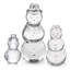 Handmade Glass Tall Snowman Figurine-1120540979