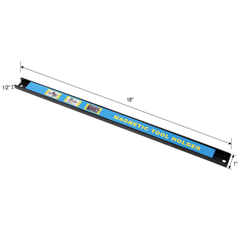 Barre d'outils à aimant robuste de 8 po (18 po), porte-outil magnétique, porte-outil magnétique, pour garage d'atelier