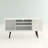 Liberty 53" Mid-Century Modern 5-Shelf TV Stand for TVs up to 50" in White-1955798199