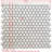 12" x 11" Marble Fish Scale Mosaic Wall & Floor Tile