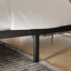 Base de lit basse pleine grandeur. Structure de lit plateforme en métal 6 pouces avec arche. Assemblage facile. Forte capacité portante. Rangement sous le lit. Aucun sommier tapissier requis-2124639313