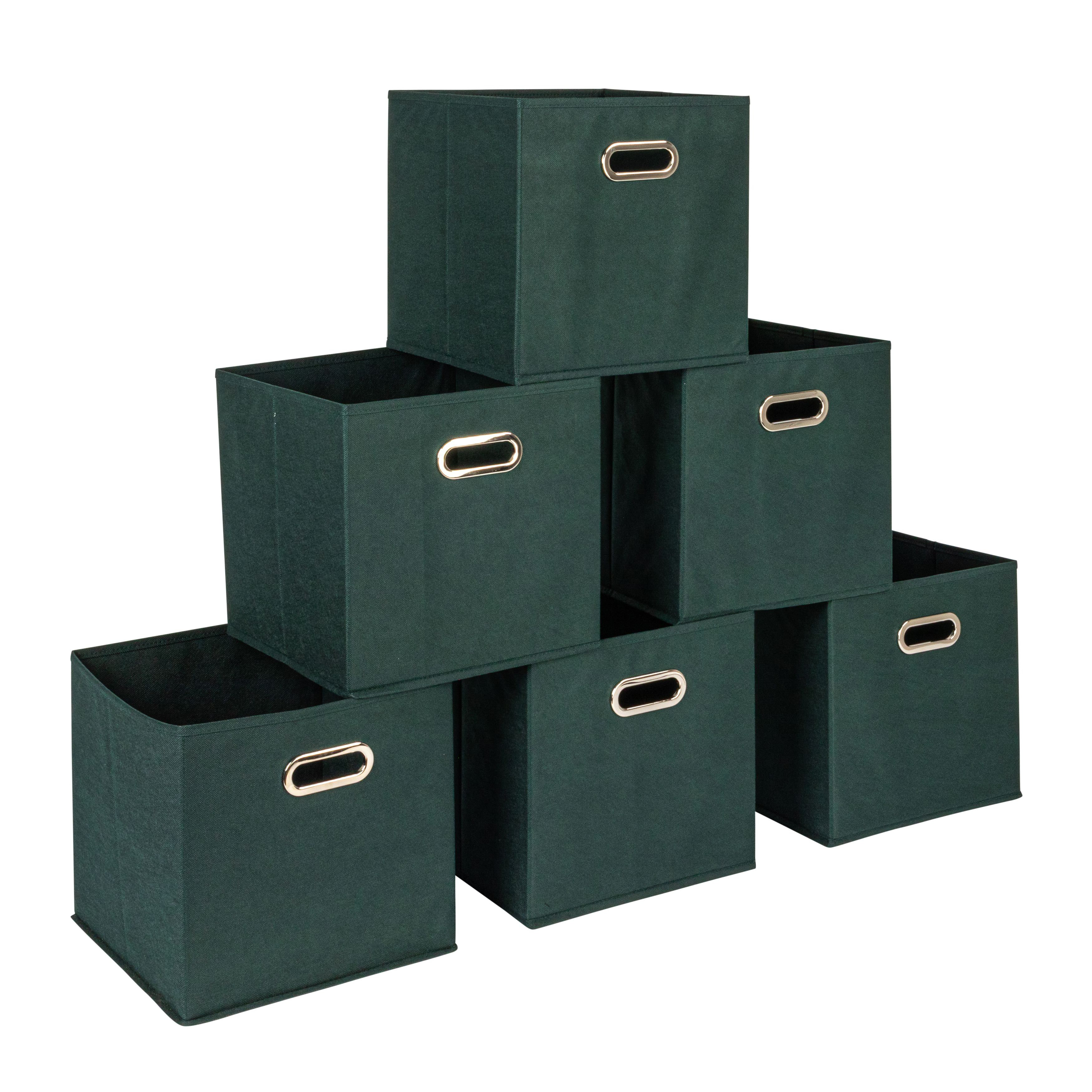 Wayfair Basics® Open Fabric Storage Bin Set