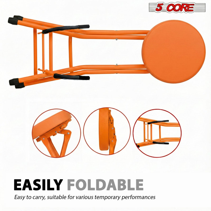 Tabouret 5Core 5,15 po, Orange