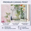 Bouquets de fleurs sauvages assortis maison de campagne - ensemble de 2 grands bouquets d'art mural-1369832880-1369832891