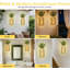 Ensemble de 2 vases en bois décoratifs muraux - Boho Farmhouse Wall Lights