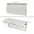 Millholland Foldable Plastic / Acrylic Plastic / Acrylic Floating Desk-459002672