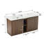 Meuble-lavabo avec lavabo en noyer Winston 60F GALAN-14828892-14828896