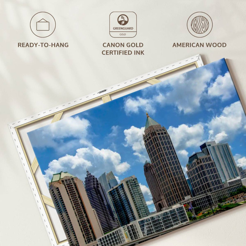 Nicci Midtown Atlanta Skyline, 32" H x 48" W