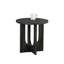 Ensemble de tables 3 pièces de style contemporain 1 table basse ronde 2X-729489897
