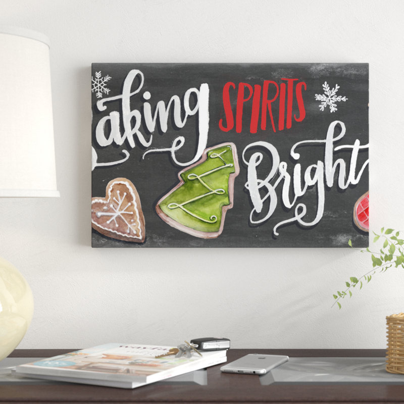 Baking Spirits Bright Collection D by Jennifer Paxton Parker - Graphic Art Print, 30cm H x 46cm W, Wrapped Canvas