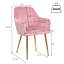 Fauteuil rembourré en velours Aisaiah-14913251