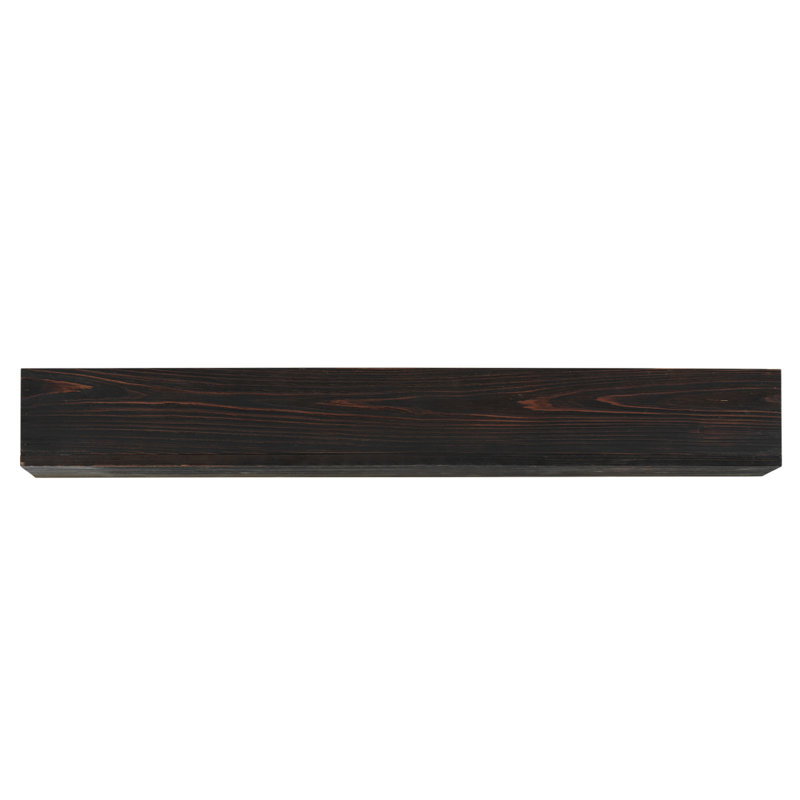 48" Rustic Wood Fireplace Mantel,Wall-Mounted & Floating Shelf For Home Decor, 6.07" H x 48.07" W x 9.07" D