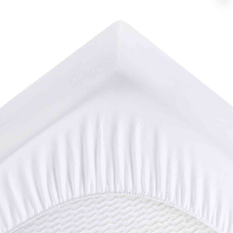 Couvre-matelas rafraîchissant avec jupe ajustée à poches profondes, Lit double