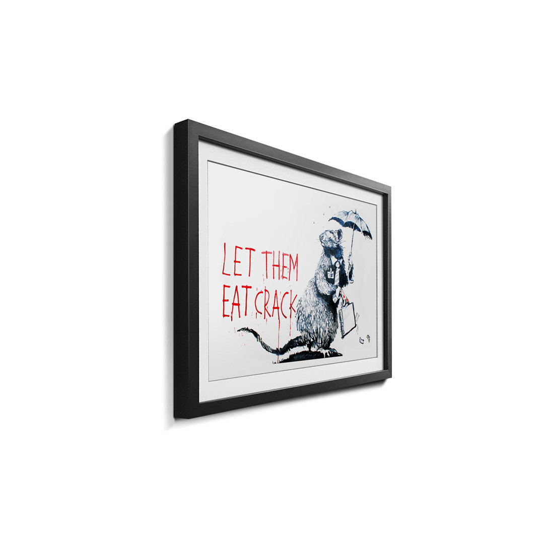 'No.16' by Banksy - Picture Frame Graphic Art Print on Paper