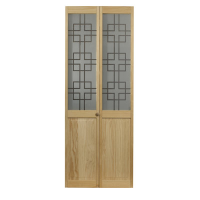 Pinecroft Geometric Glass Bi-Fold Door