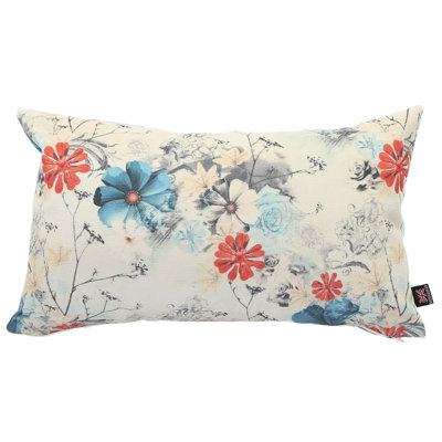 Alonso Floral Rectangular Throw Cushion