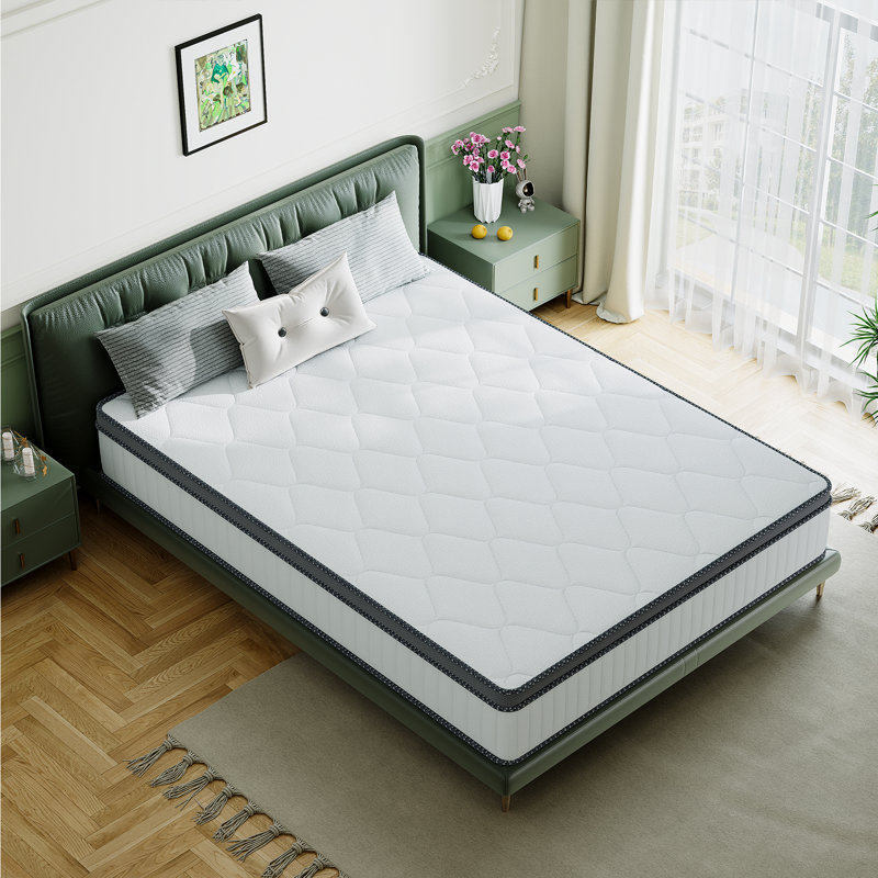 8''/10''/12''/14'' Medium Plush Cooling Gel Memory Foam Hybrid Mattress – 10-Year Warranty, CertiPUR-US, OEKO-TEX, SGS Certified