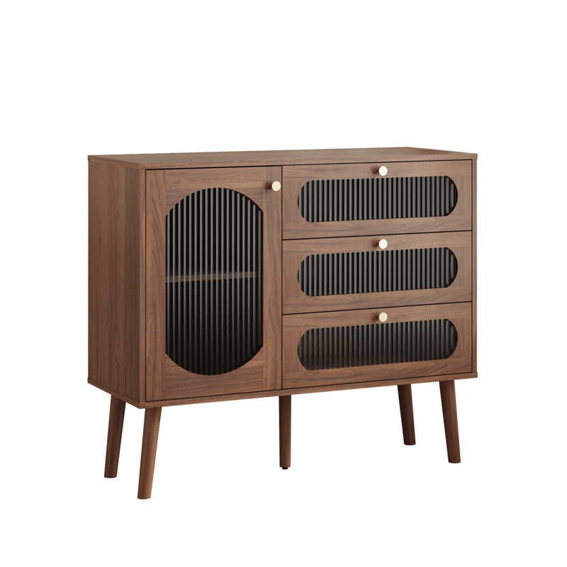 Armoire d'appoint avec 3 tiroirs et porte