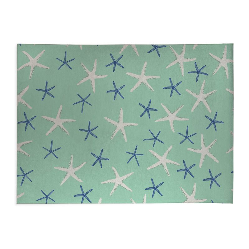 Tapis de cuisine Starfish, Rectangulaire 3 pi x 5 pi, Comme neuf