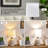 Mini Boho Farmhouse Table Lamp Rustic End Table Decorative Small Lamps For Small Spaces Bedroom Nightstand Living Room Reading Desk Side Table Lamp