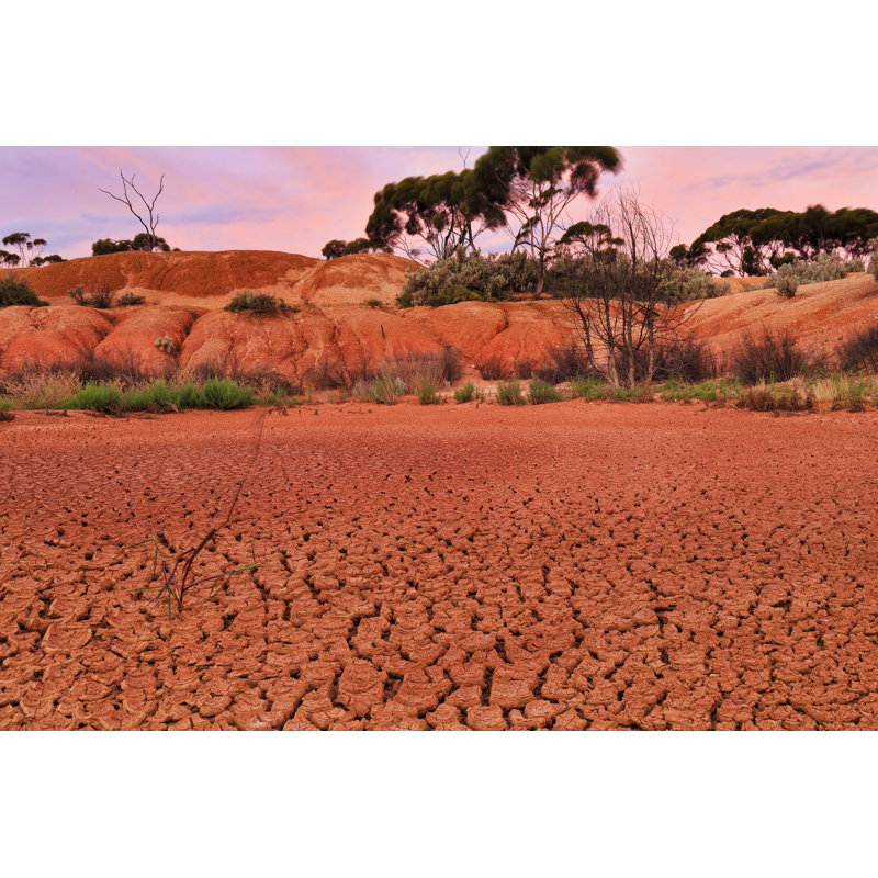 Wa Balladonia Dry Soil Close 1 Piece Wrapped Canvas Wall Art, 20cm H x 30cm W