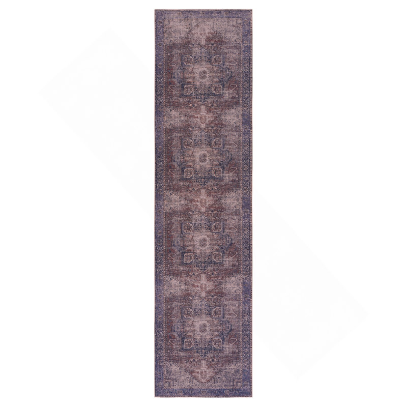 Tapis de couloir bourgogne, Tapis de couloir 2 pi 6 po x 10 pi