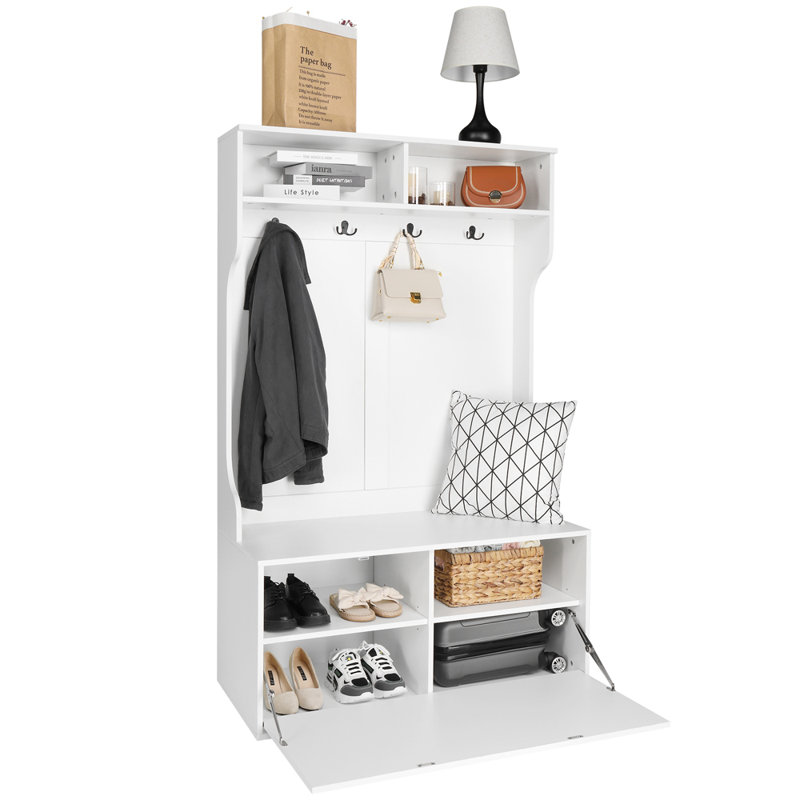 Arvid Hall Tree 40.2'' Wide with Bench