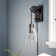 Carballido Steel Plug-in Armed Sconce