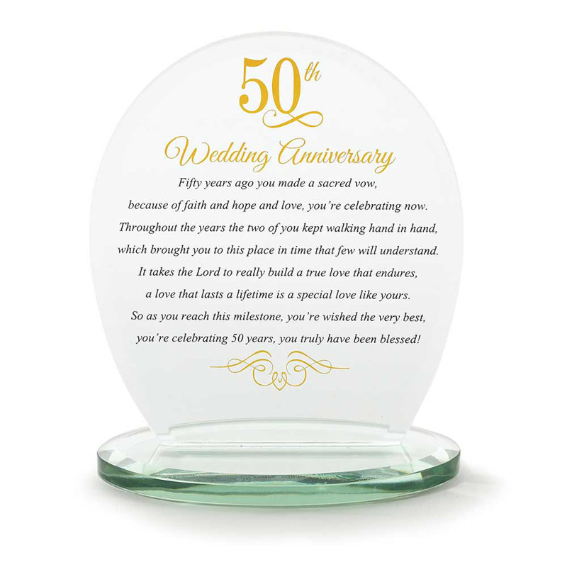 Plaque décorative 50th Anniversary