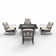 Amairany 4 - Person Rectangular Outdoor Dining Set with Cushions