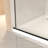 50-54" X 76" H Frameless Sliding  Shower Door, 5/16" (8Mm) Clear Tempered Glass, Stainless Steel Frame,Matte Black-122520417