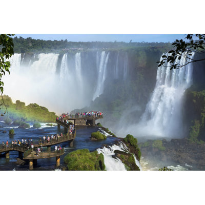 Chutes d'Iguazu, Brésil - reproduction d'art sur toile tendue