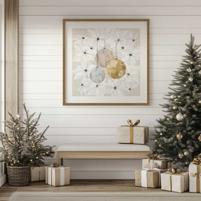 Imprimé Holiday Ornaments in Bloom II