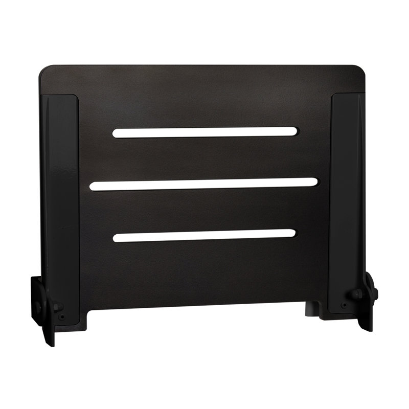 Matte Black Slimline Folding Wall Mount Shower Bench Seat
