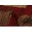 Tapisserie rouge Lahor Finest unique en son genre tissée à la main 13 pi 0 po x 15 pi 8 po