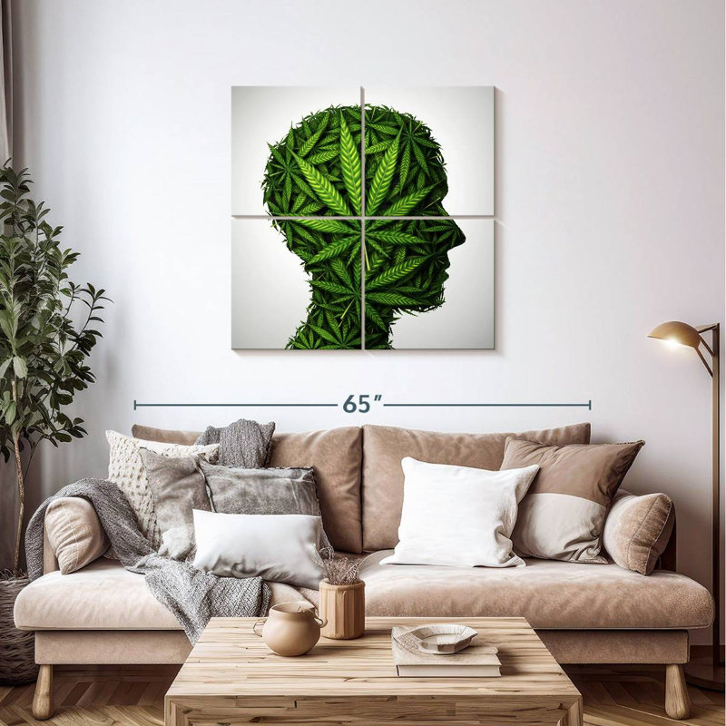 Marijuana Minded, 38" H x 38" W