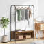 Clothes Rack 100 X 44 X 160 Cm Engineered Wood-674846498