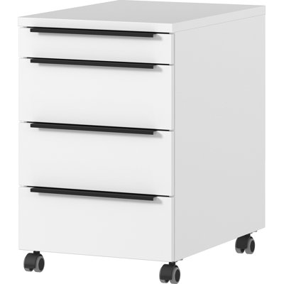 Mastandrea 63 cm W 4 -Drawer Mobile Filing Cabinet