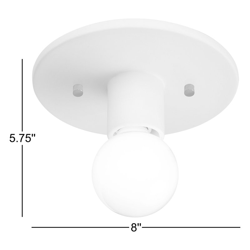 Plafonnier encastré 8 lumières Ambrette, Blanc mat