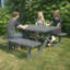 Table de pique-nique de luxe avec trou pour parasol Vivere Ammiras