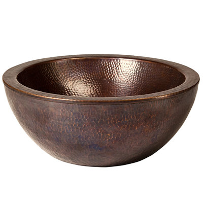 Barclay Boone 16'' Metal Circular Bathroom Sink
