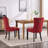 Tufted Solid Wood Velvet Upholstered Dining Chair-883621101