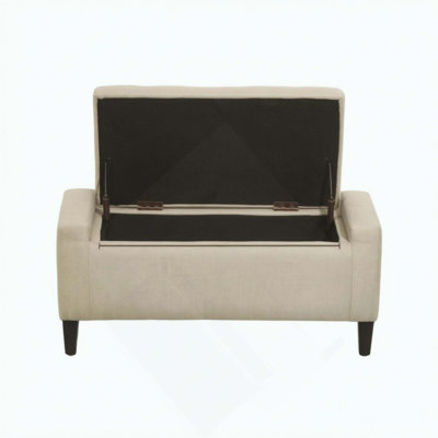 Modern Storage Bench,Versatile Ottoman Bench,Bench with Functional Design