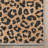Havsa Leopard Brown Modern Flat-Weave Rug-96269848