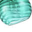 Modern Designer Circular Ribbed Glass Non Electric Pendant Lamp Shade-1964321246