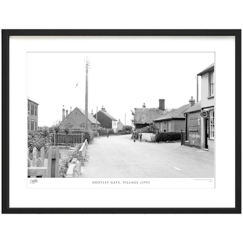 Shotley Gate, Village C1955 by Francis Frith - Single Picture Frame Print, 60cm H x 80cm W  x 2.3cm D