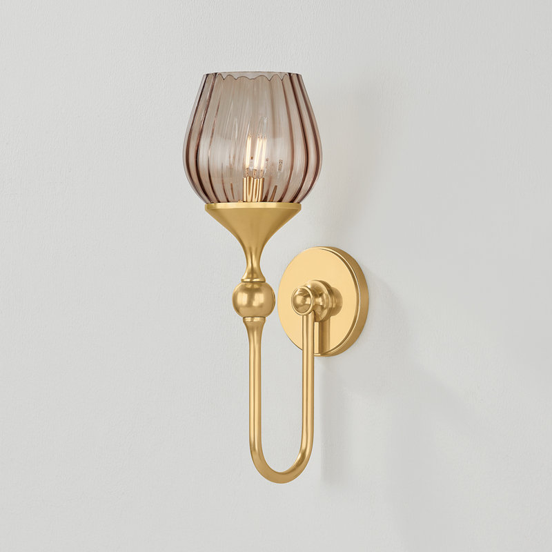 Chatton Wall Sconce in Aged Brass
