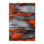 Tapis décoratif orange et gris à motif abstrait Alexavior-1084686827